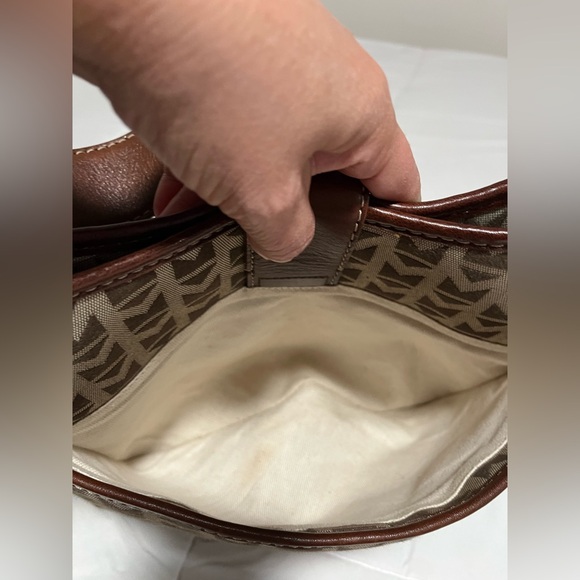 Vintage Michael Kors satchel bag, brown. - Picture 14 of 17